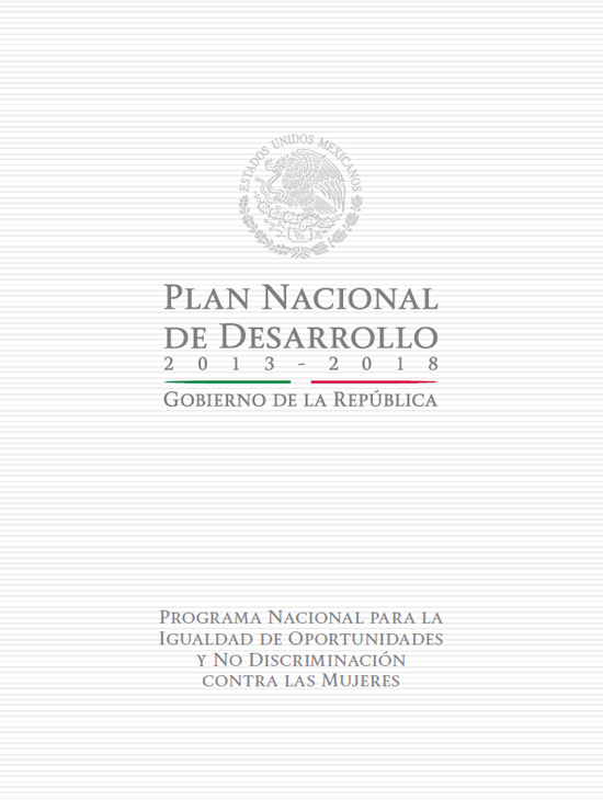 Programa Nacional para la Igualdad de Oportunidades y la No ...